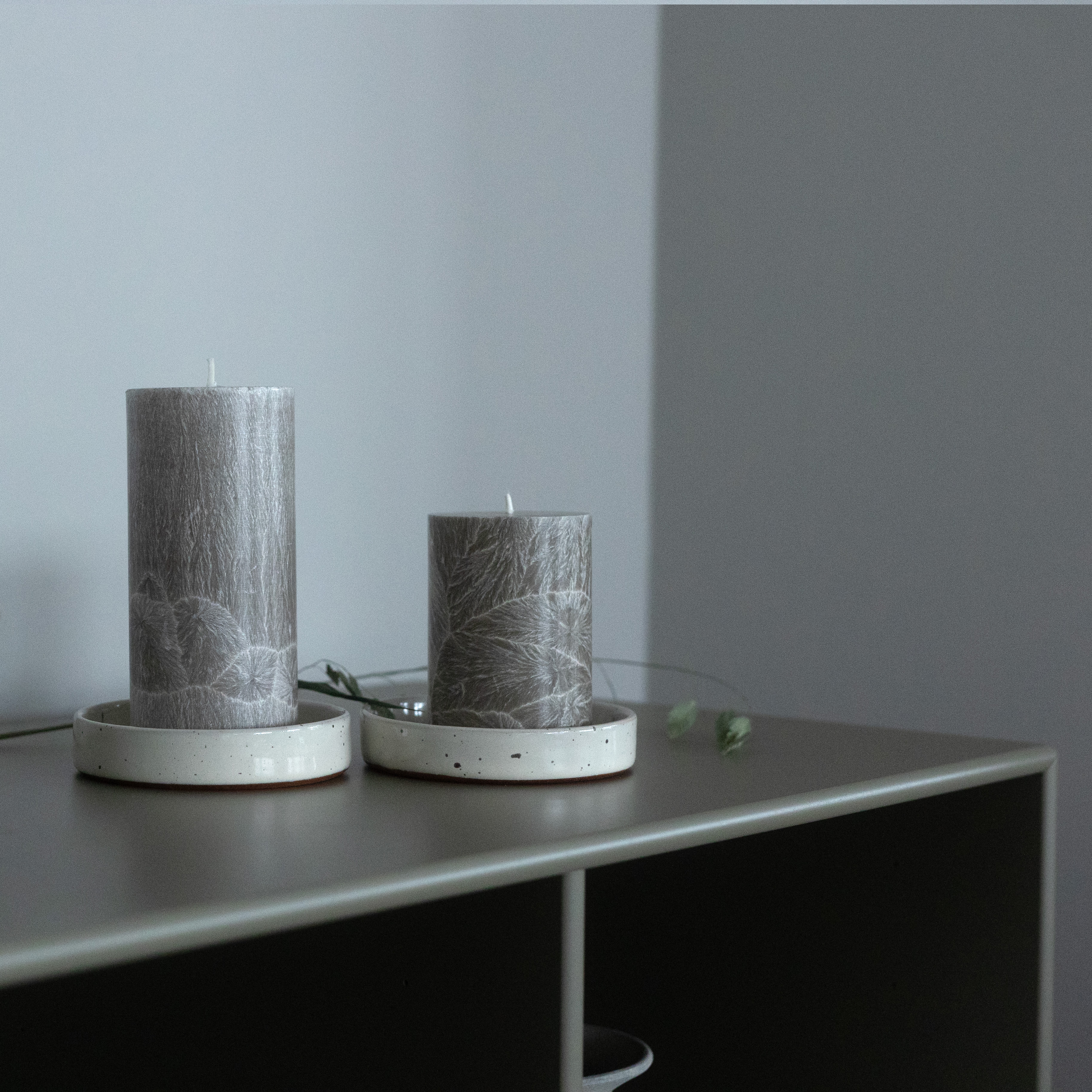 Shea pillar candle 67x150 mm  Nougat - 4