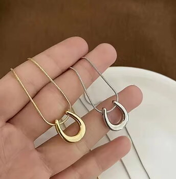 HALSBAND | Horseshoe - guld & silver