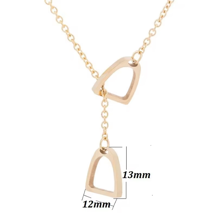HALSBAND | Stirrup - guld, silver & rosé - 5