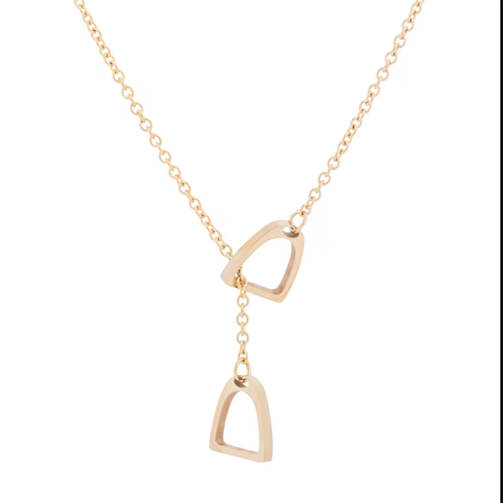 HALSBAND | Stirrup - guld, silver & rosé - 2