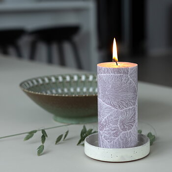Shea pillar candle 67x150 mm  Mallow