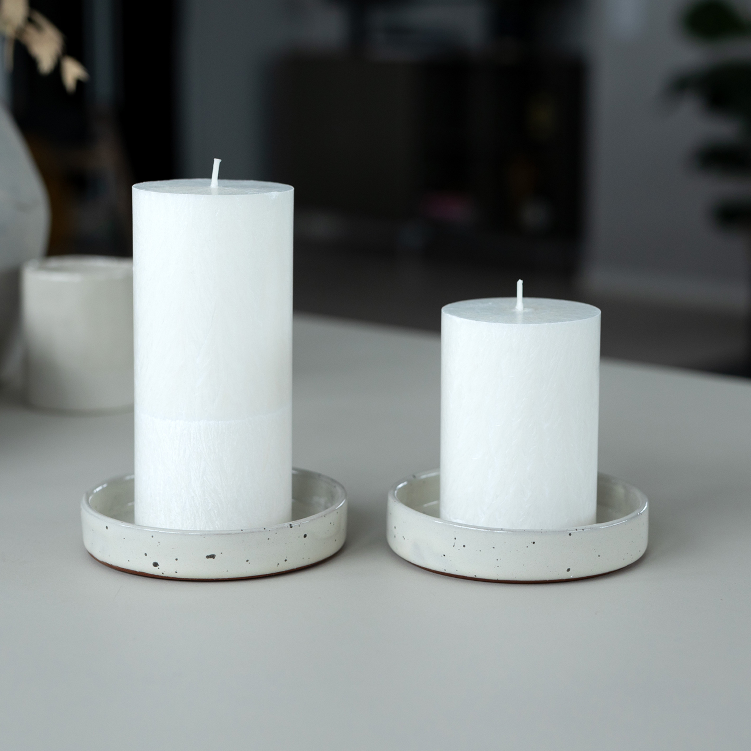 Shea pillar candle 67 x 100 mm  White - 4