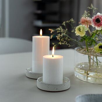 Shea pillar candle 67 x 100 mm  White