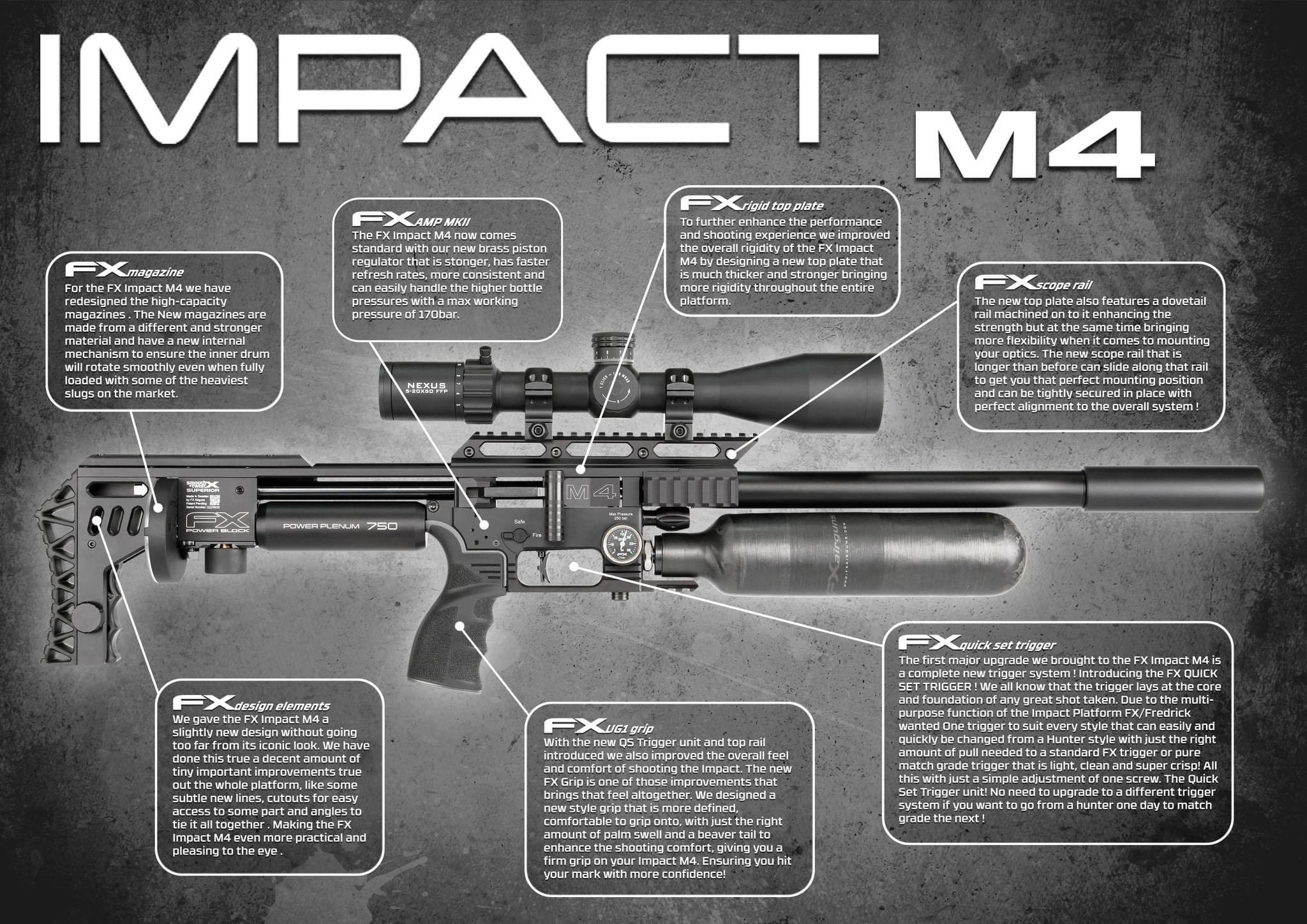 FX Airguns Impact M4 koppar - 3