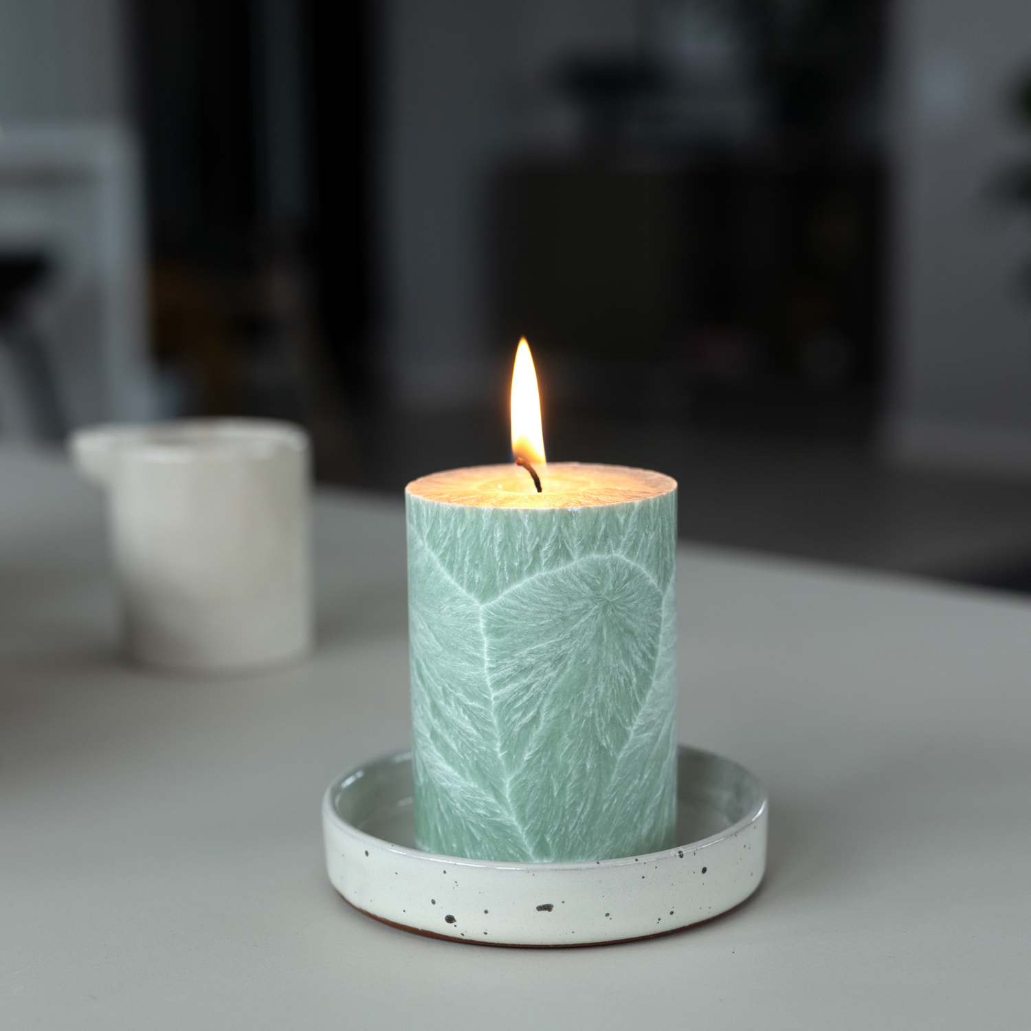Shea pillar candle 67 x 100 mm  Reed