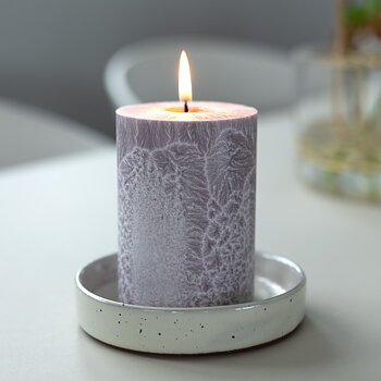 Shea pillar candle 67 x 100 mm  Mallow