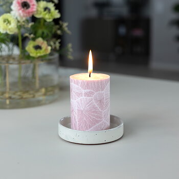 Shea pillar candle 67 x 100 mm  Dusty pink
