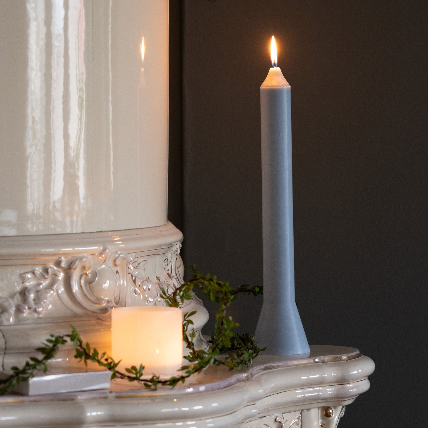 Anna candle 1 pack Dove blue