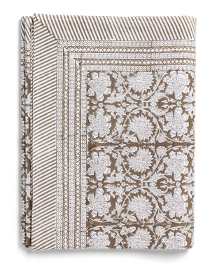 Duk - PARADISE LIGHT BROWN - Chamois - 160x160cm