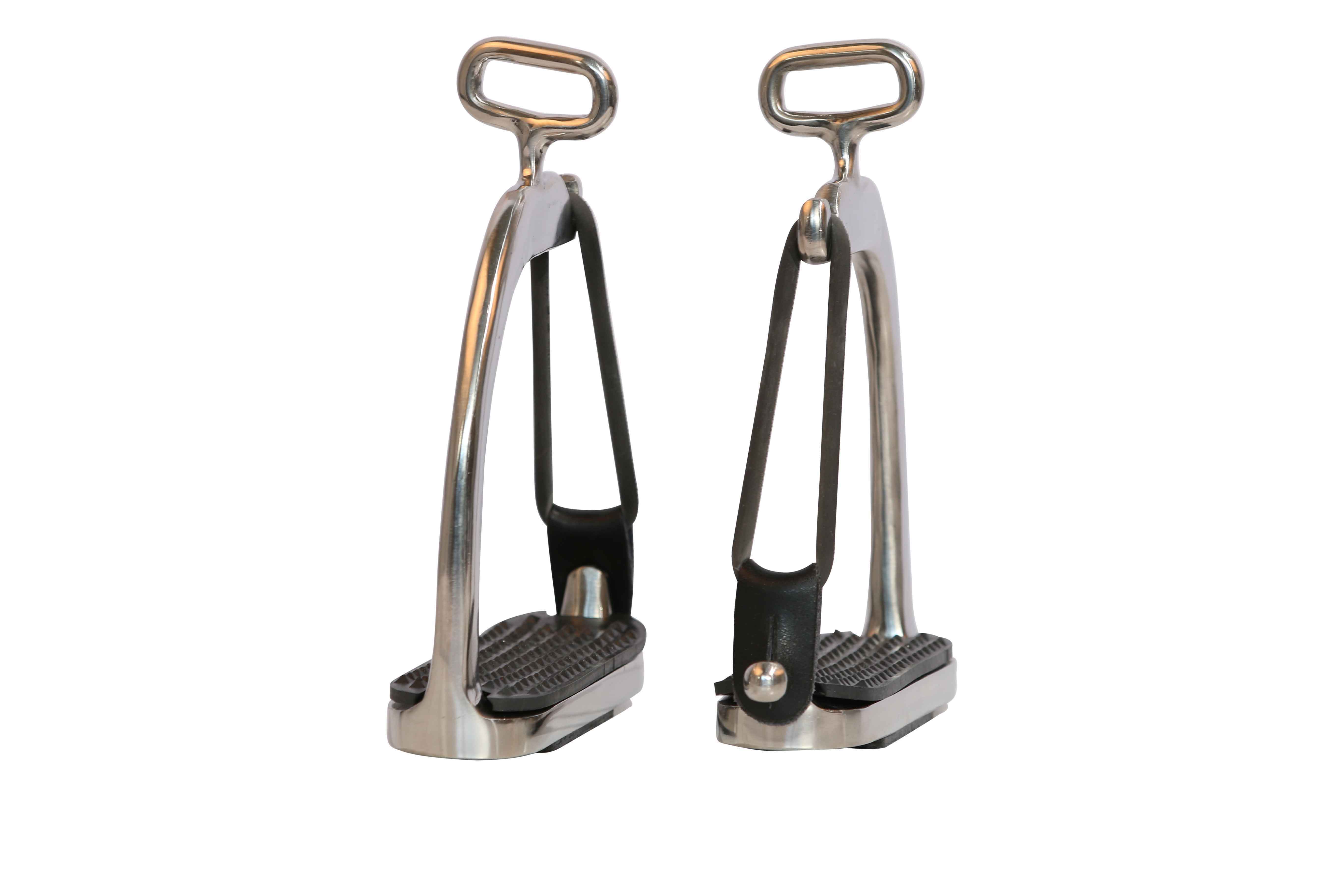 Edix® safety stirrups 90°, silver