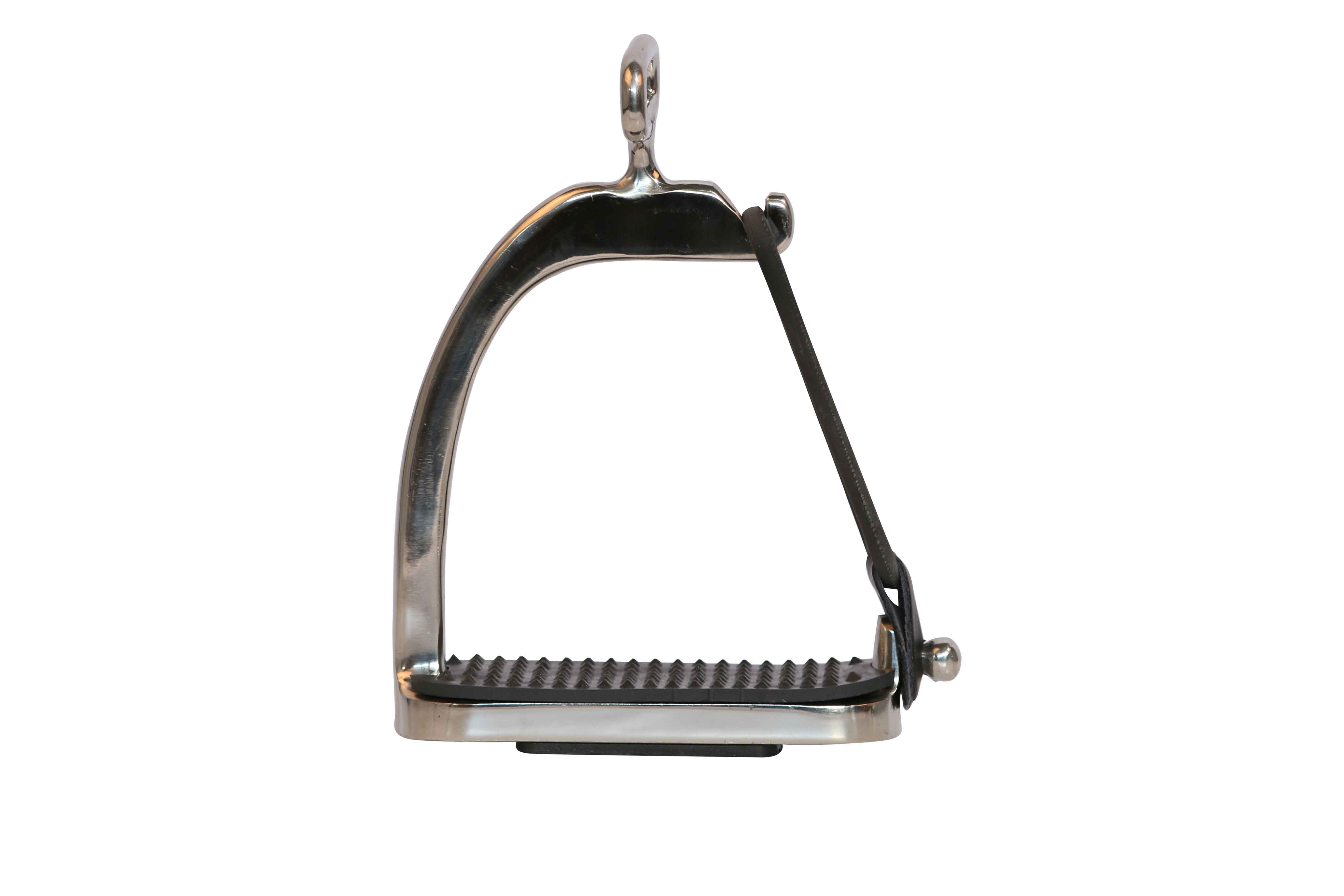Edix® safety stirrups 90°, silver - 2