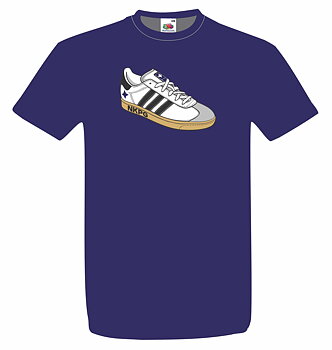 Sko - T-shirt (blå)