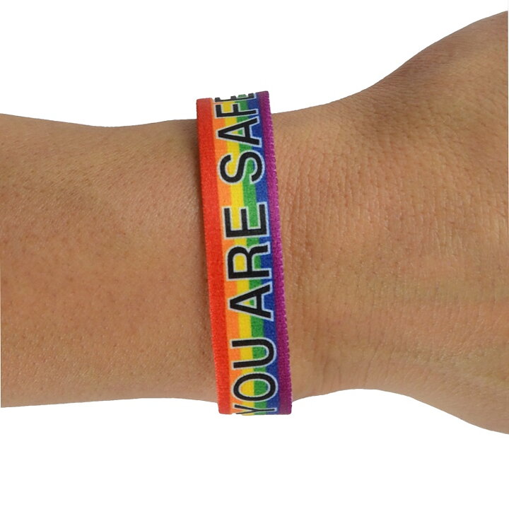 product-image Pride (Safe With Me) textile bracelet