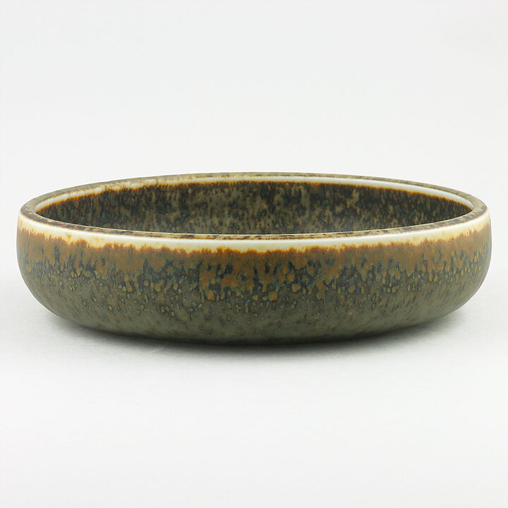 カールハリー・スタルハーネ　CESシリーズ ザラザラ感がある茶色のボウル（Bowl）　1960年  19cm (2)
