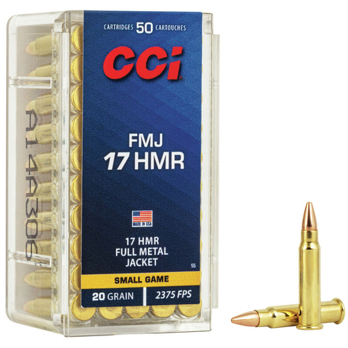 CCI 17 HMR FMJ 20gr