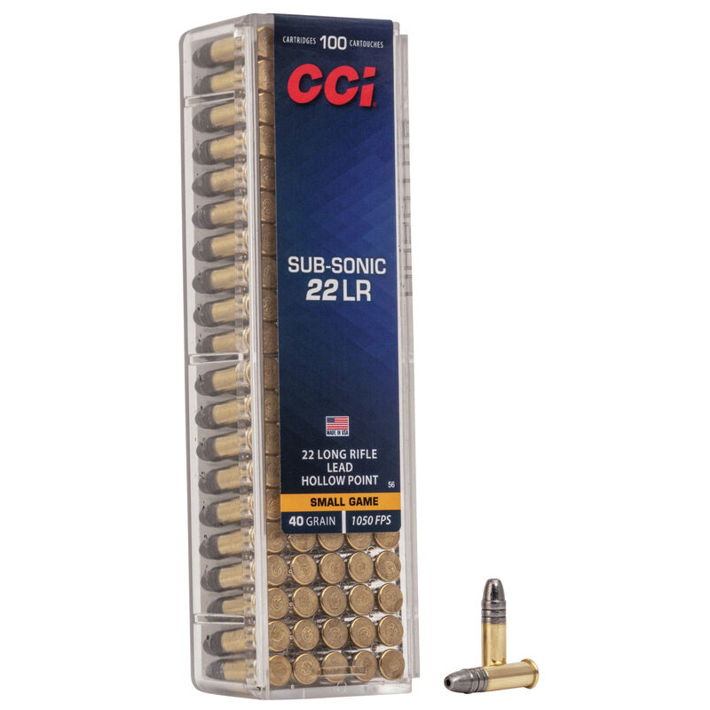 CCI 22 LR Sub-Sonic HP 40gr