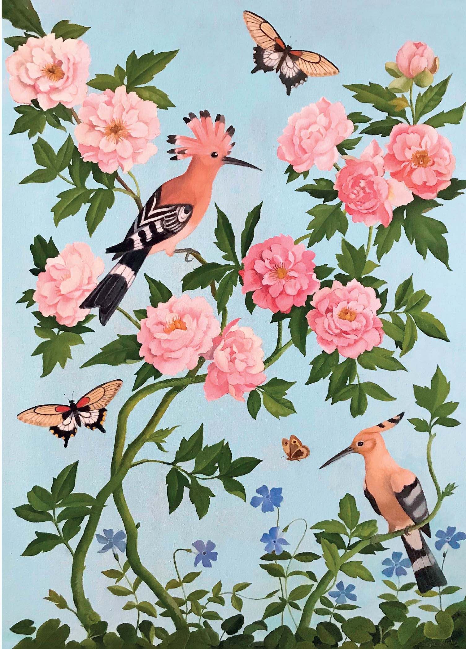 Tree Peonies, Greeting Card