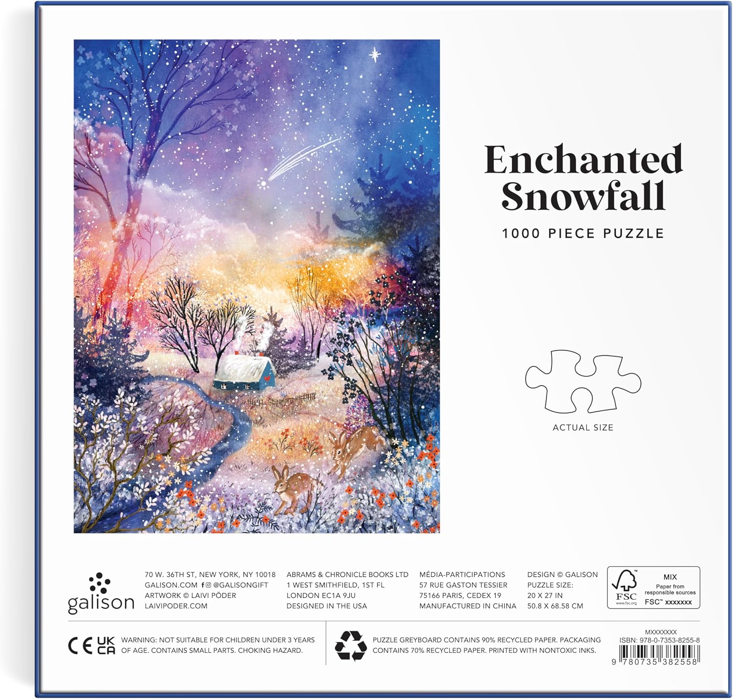 Enchanted Snowfall 1000 Piece Puzzle - 3