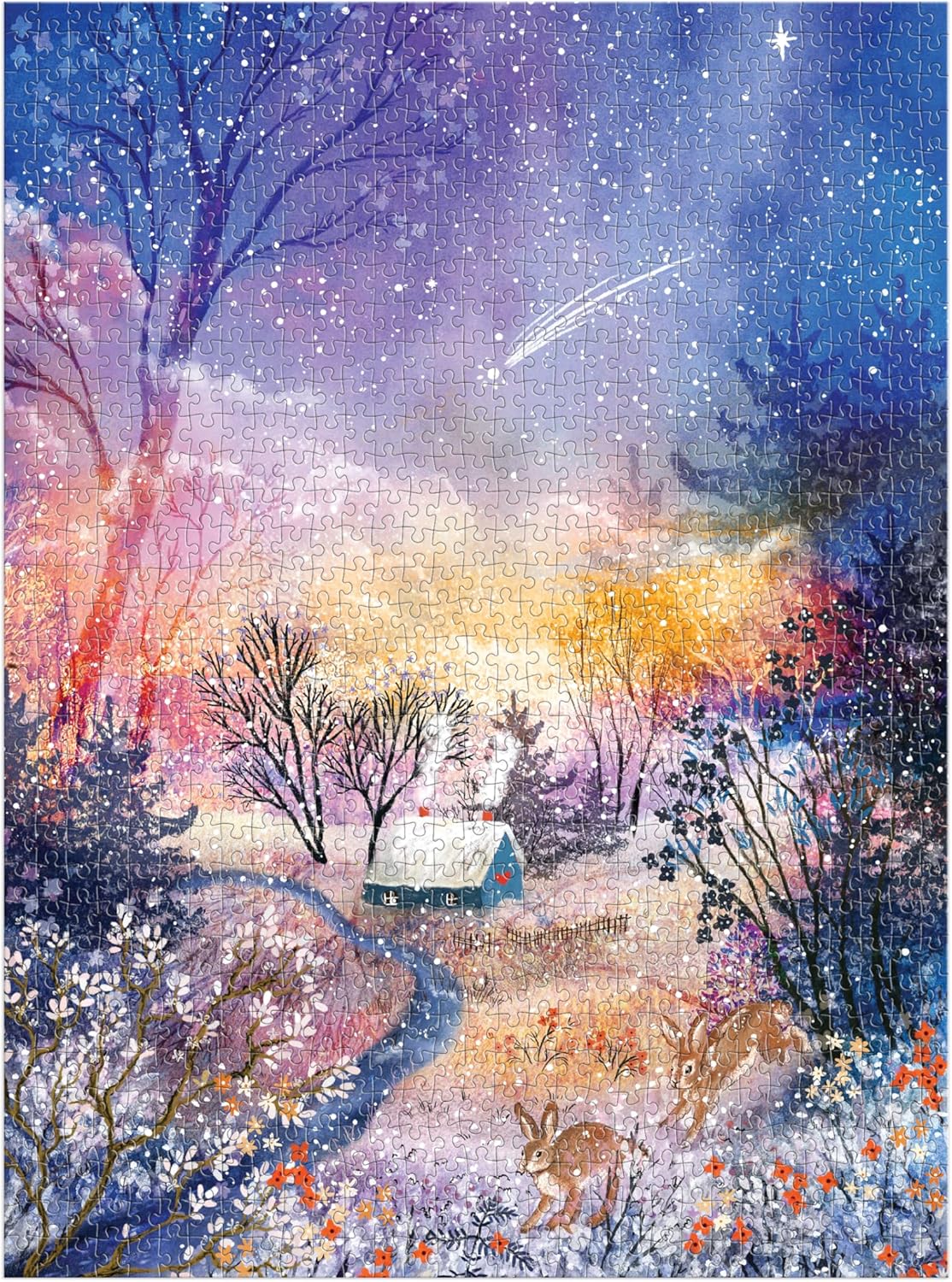 Enchanted Snowfall 1000 Piece Puzzle - 2