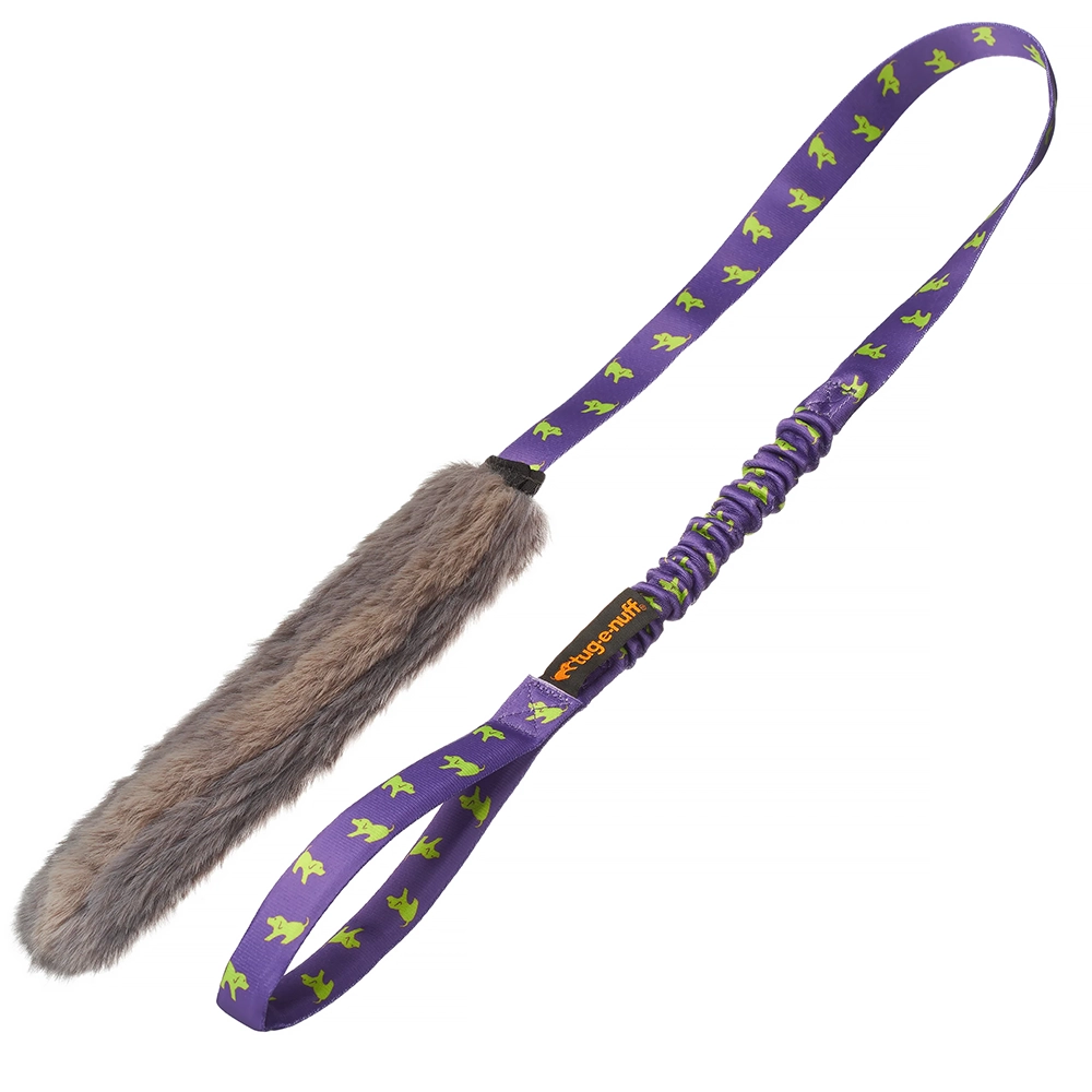 Tug-E-Nuff faux fur bungee chaser tug - 3