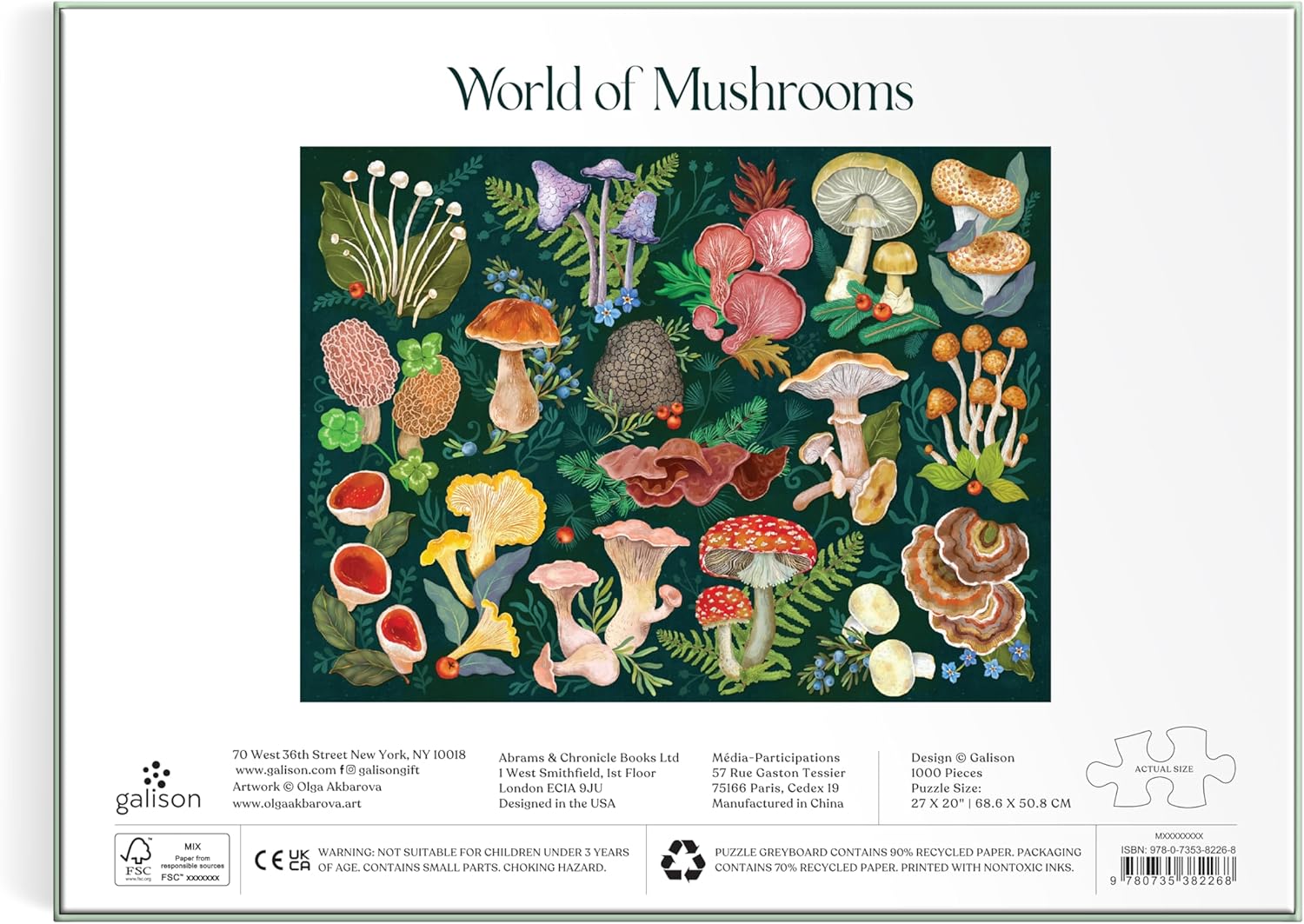 World of Mushrooms – 1000 Piece Puzzle - 4