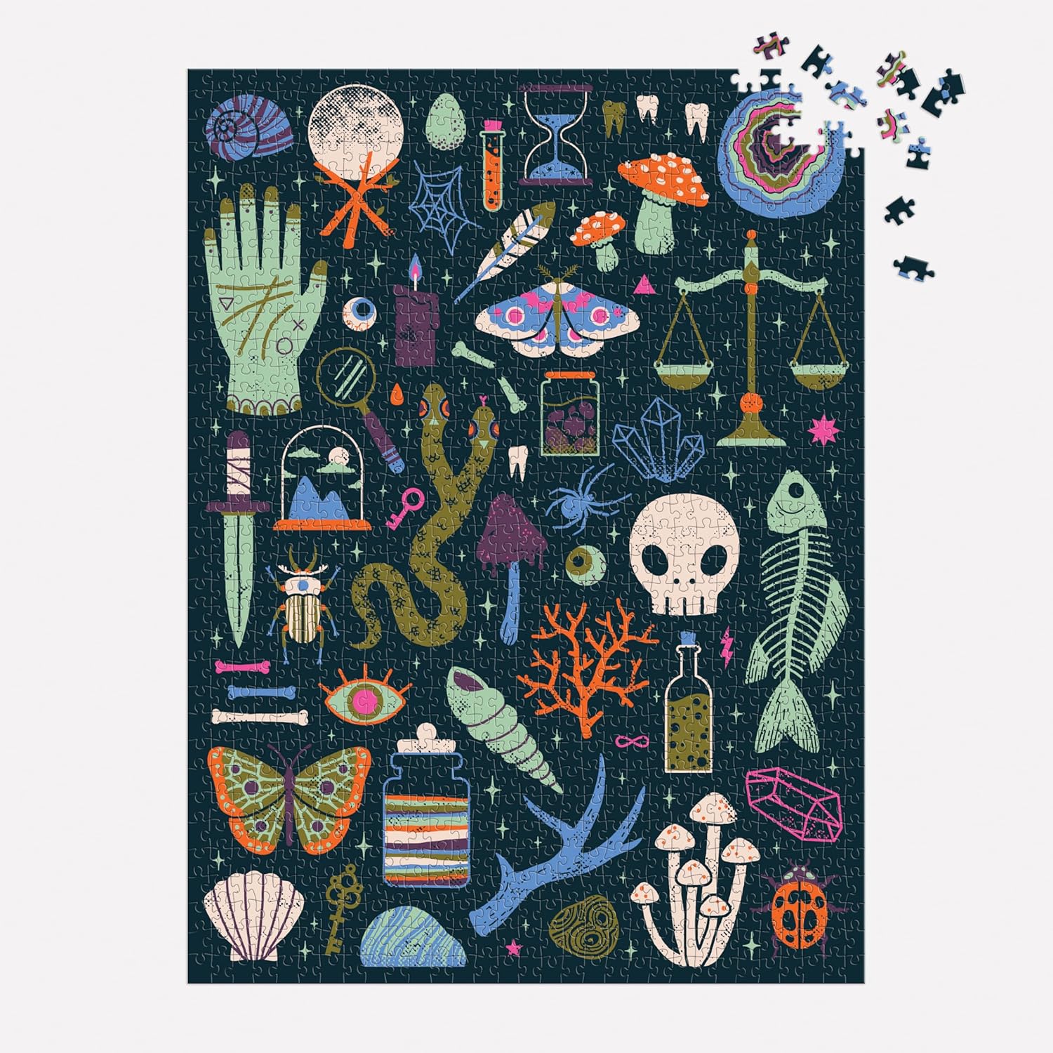 Occult & Curious, Glow in the Dark, 1000 Piece Puzzle  - 2