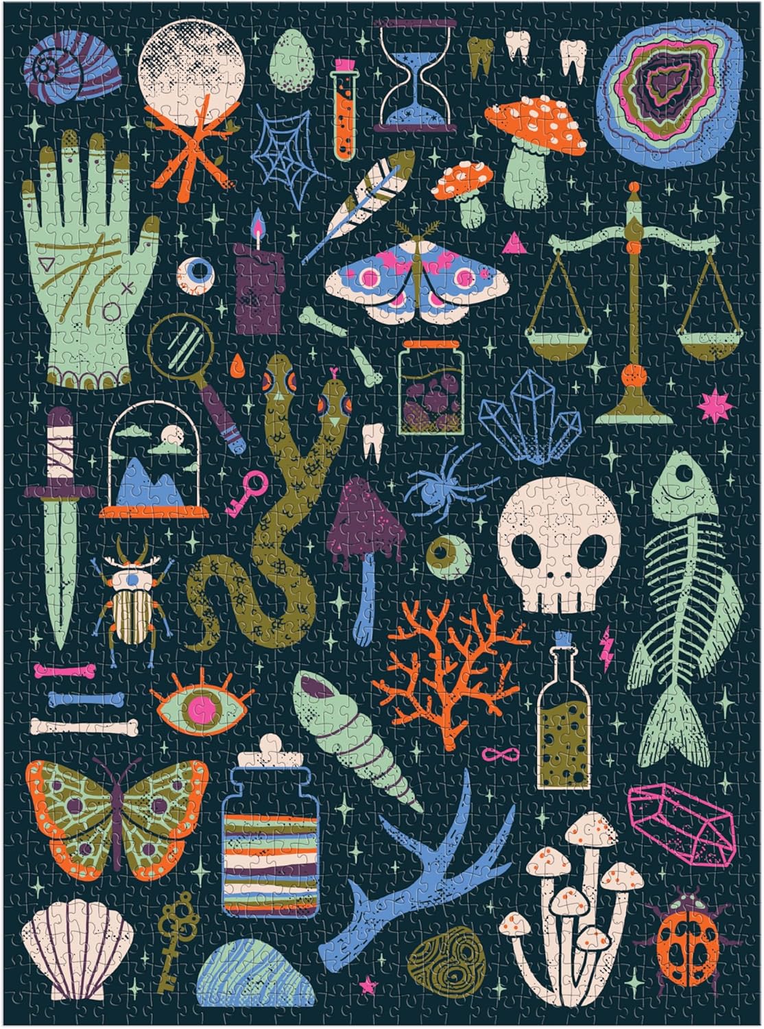 Occult & Curious, Glow in the Dark, 1000 Piece Puzzle  - 6