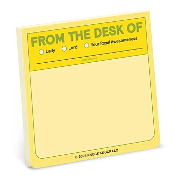 From The Desk Of Sticky Notes 