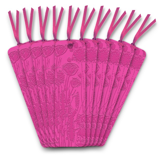 Lucy Innes Williams: Pink Garden House Bookmarks (pack of 10) - 2