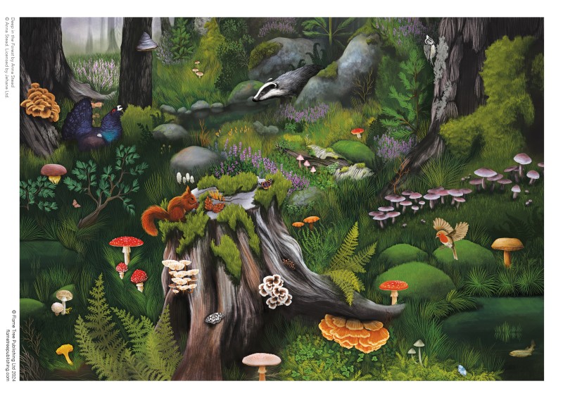 Anna Stead: Deep in the Forest, 1000 Piece Puzzle - 4