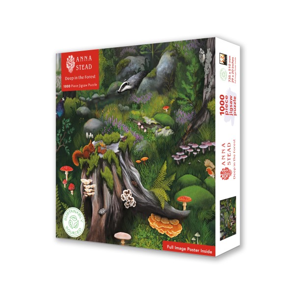Anna Stead: Deep in the Forest, 1000 Piece Puzzle - 2