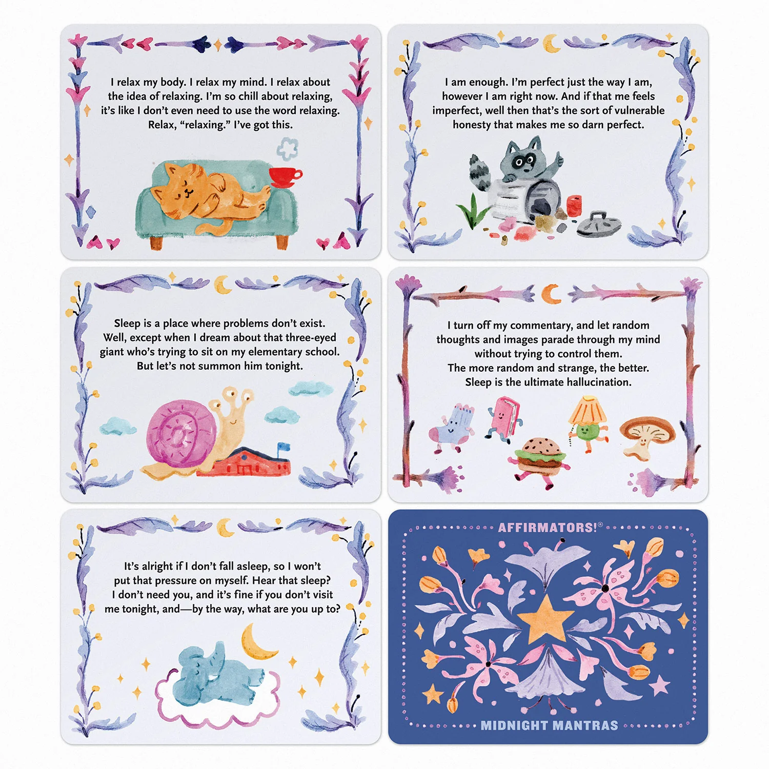 Affirmators! Midnight Mantras Card Deck - 5