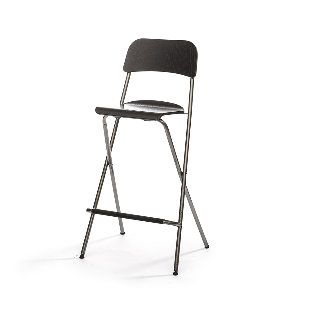 Barstol svart/silver