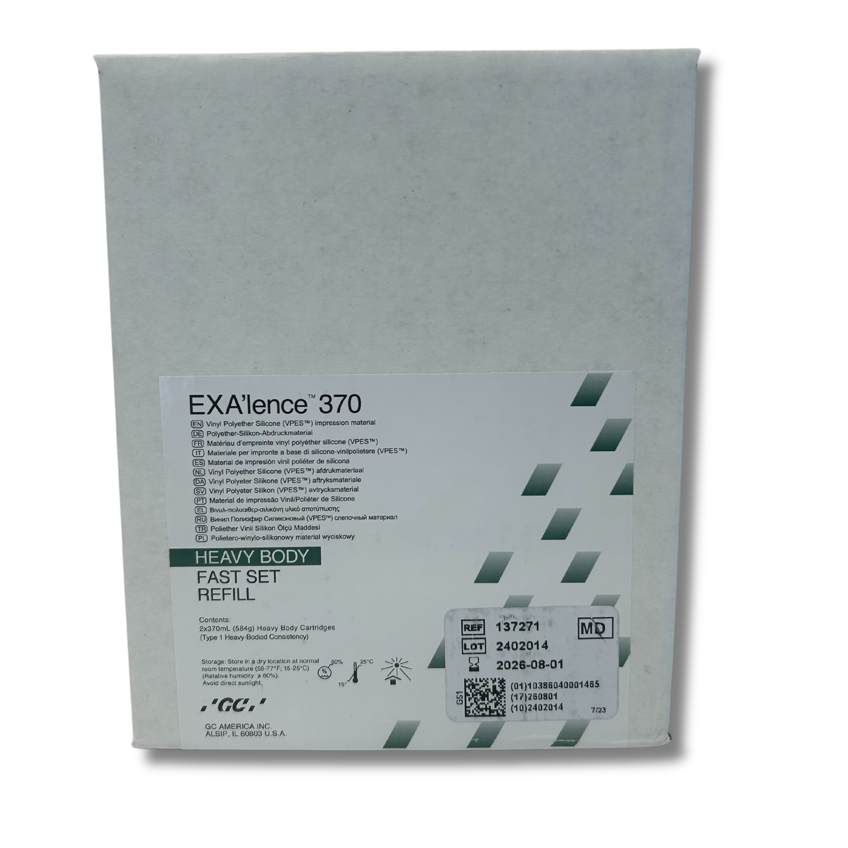  GC EXA'lence 370 Heavy body, Fast setting, 2 x 370 ml 