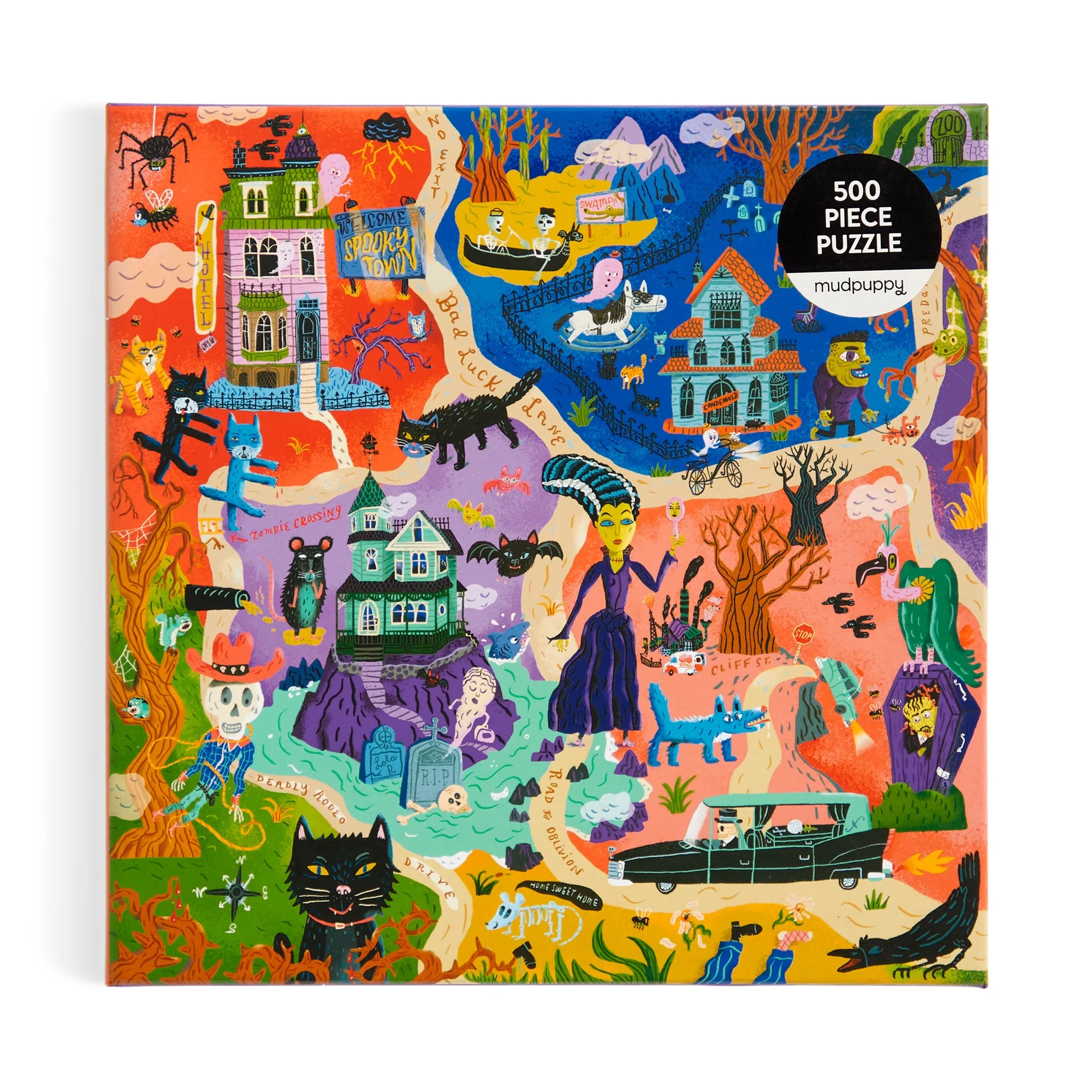 Welcome to Spooky Town 500 Piece Family Puzzle - 2