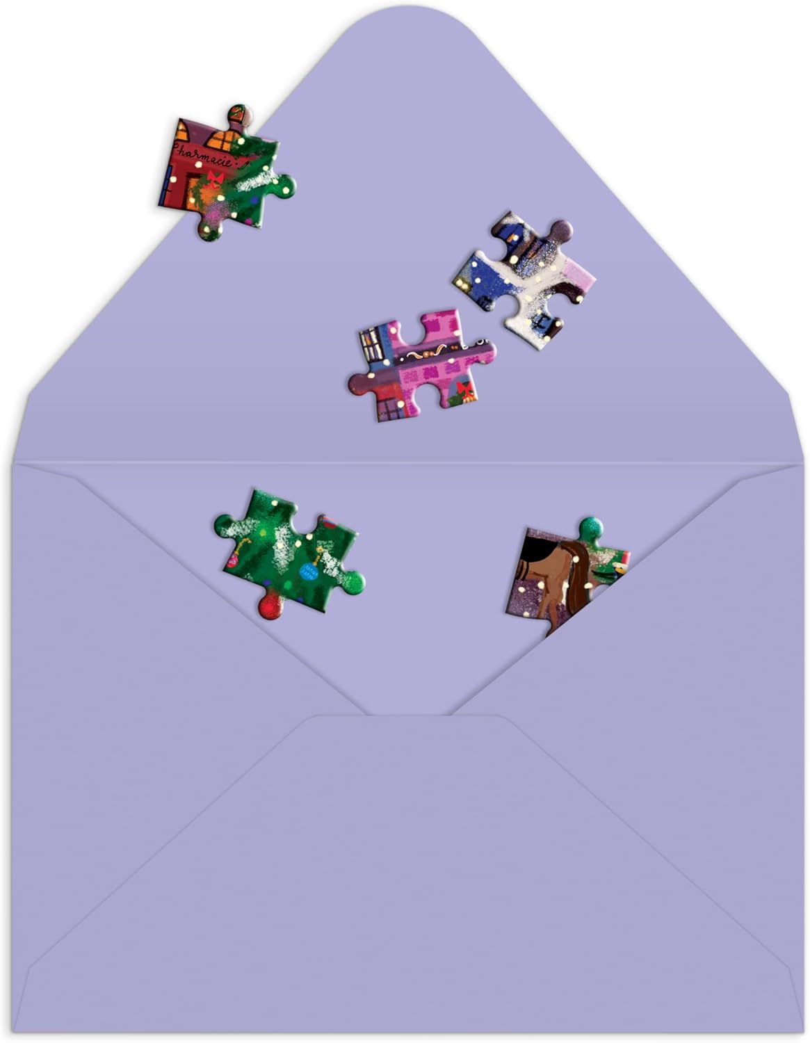 Joy Laforme Christmas Greeting Card Puzzle - 4