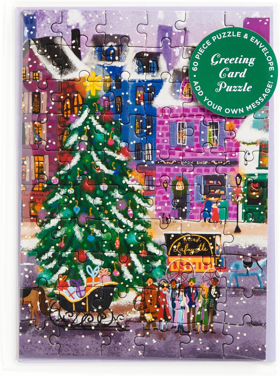 Joy Laforme Christmas Greeting Card Puzzle - 2