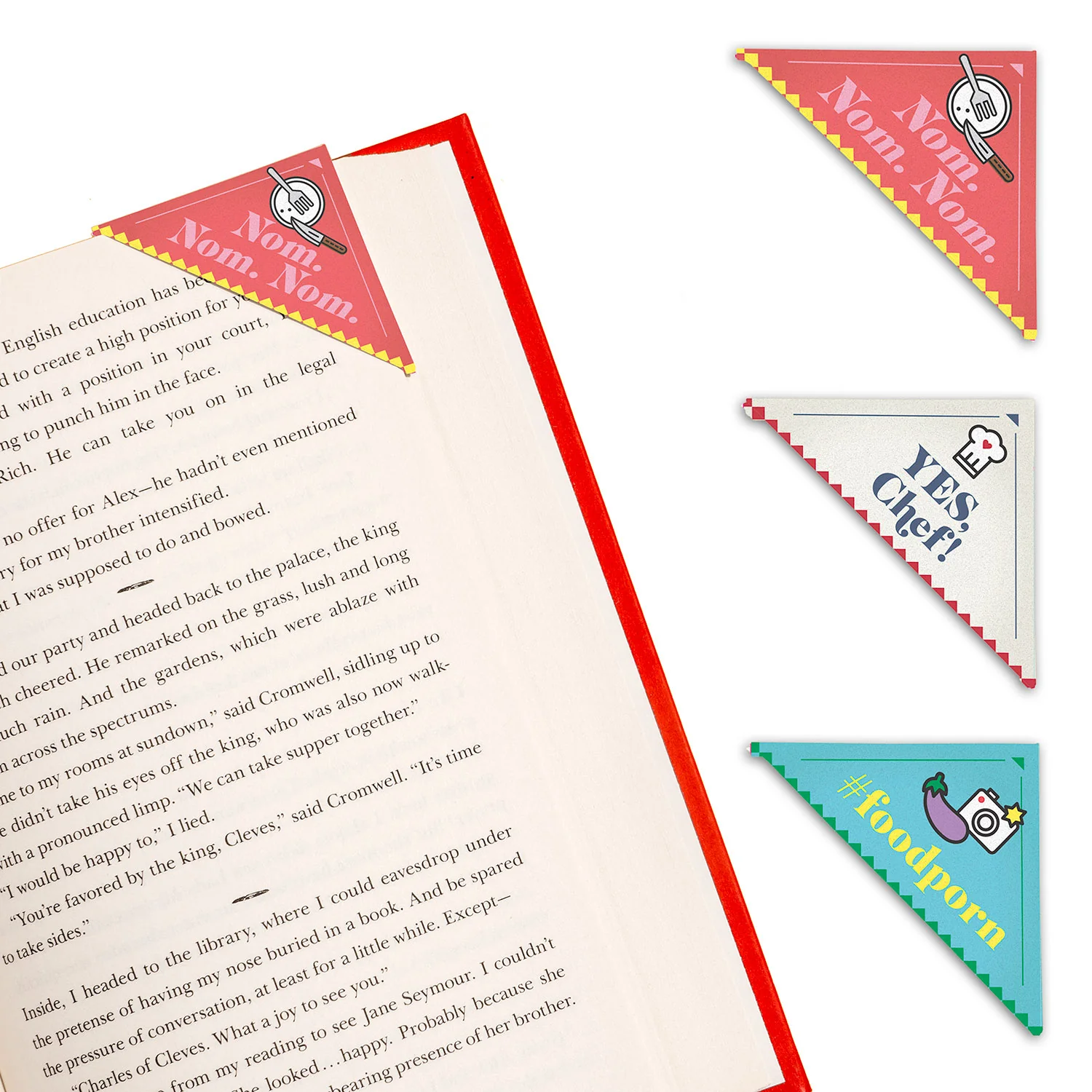 Cookbook Lovers Bookmark Corners - 6