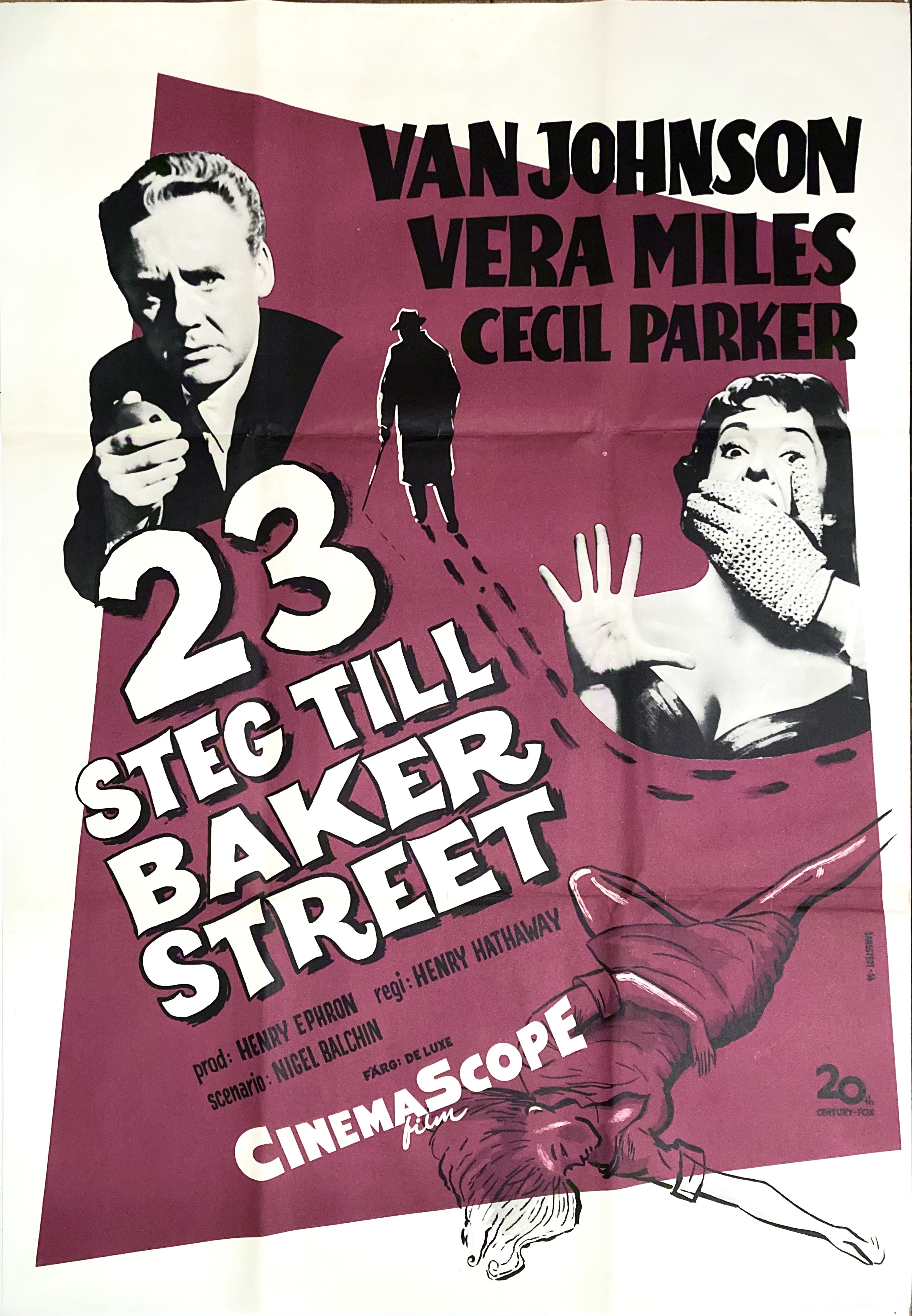23 STEG TILL BAKER STREET (1956)
