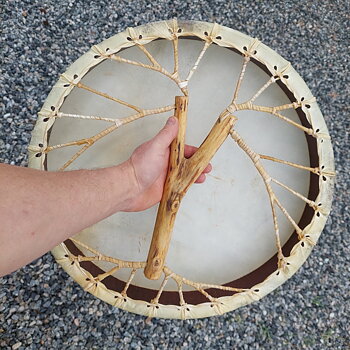 Livets träd Rund Schamantrumma  - 50cm