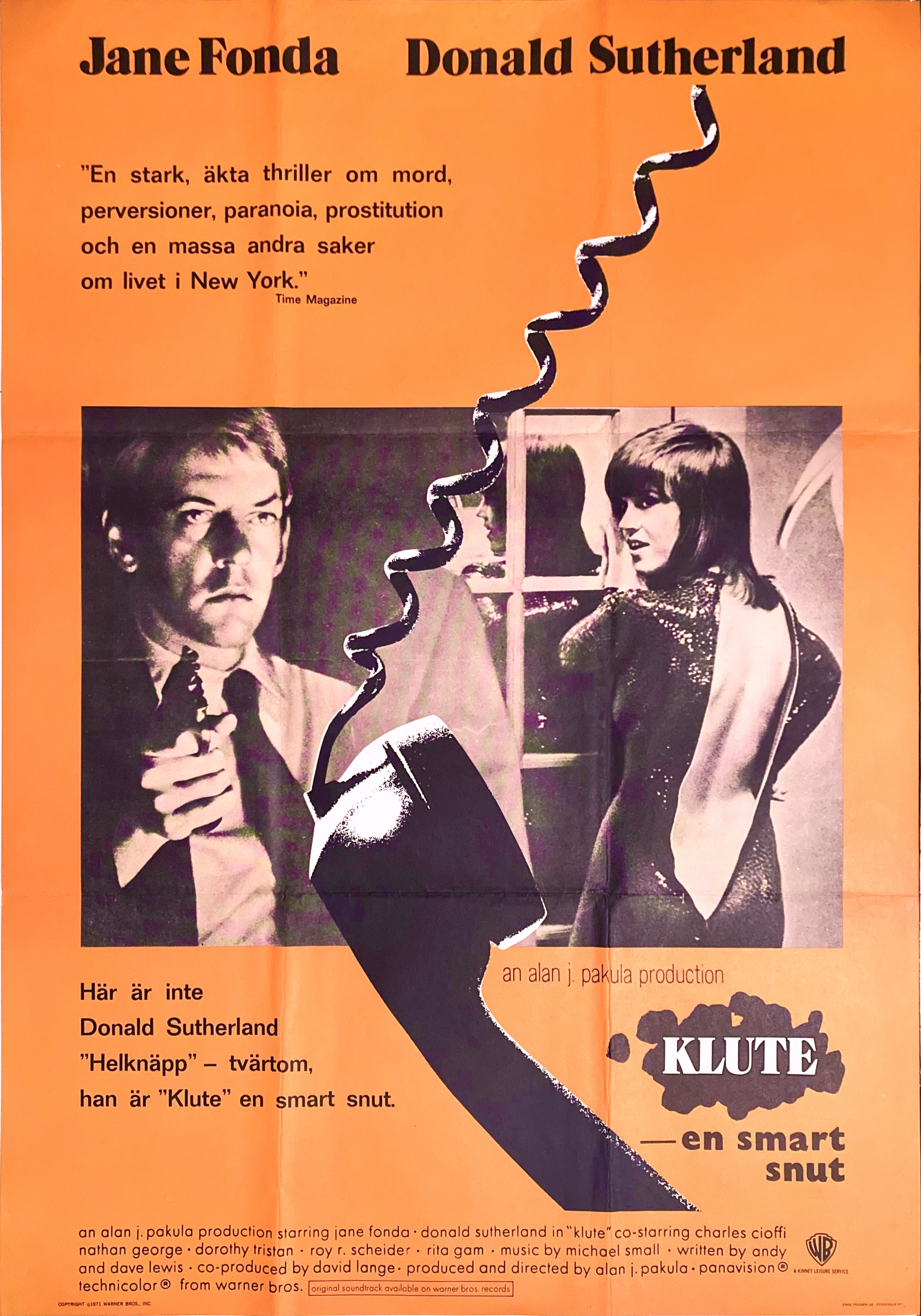 KLUTE, EN SMART SNUT (1971)