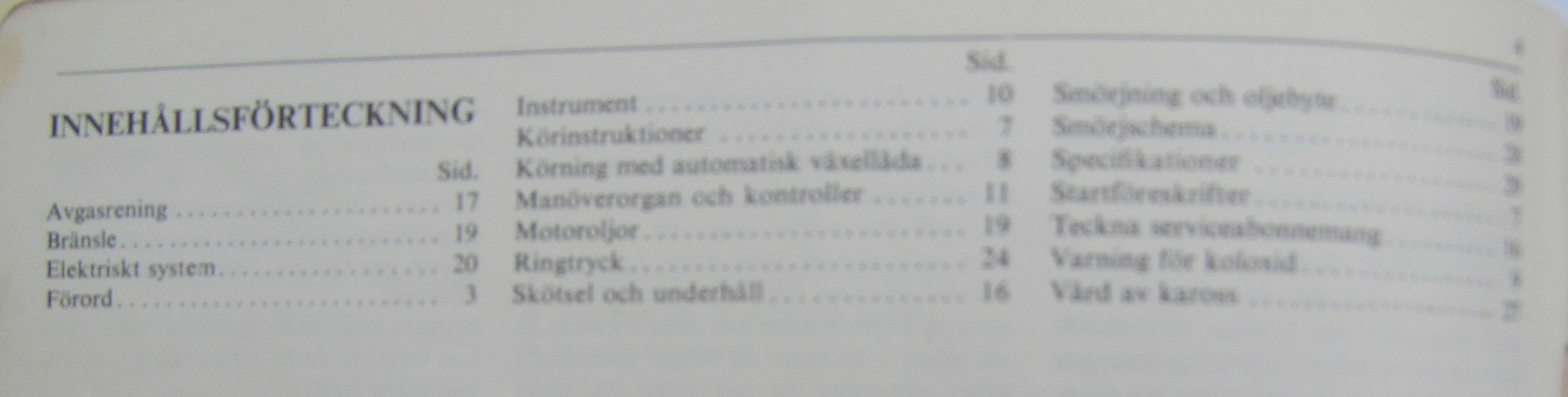 1969 Chevrolet Lastbil Handbok Svenska - 2