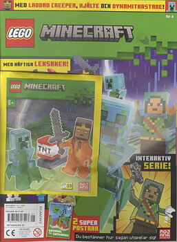 Lego Megatrend nr 5 2024, Lego Laddad creeper, hjälte och dynamitkastare!