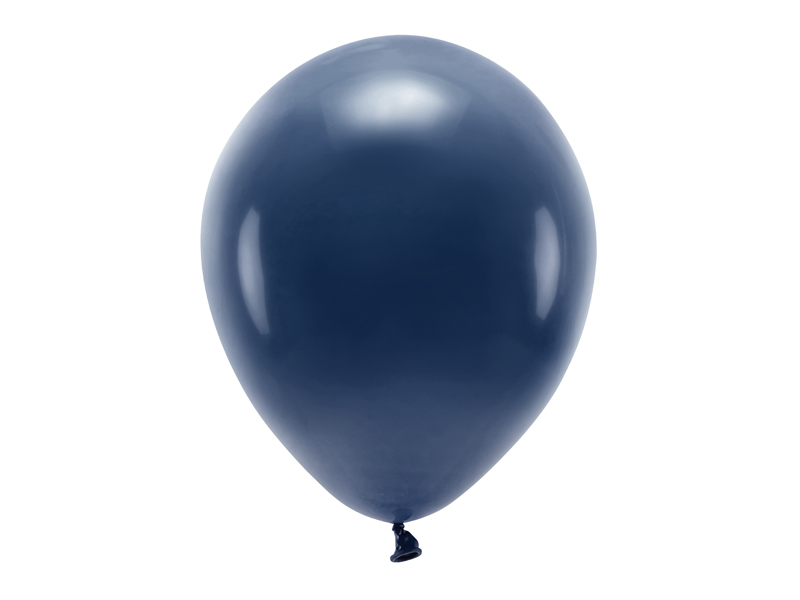 Eco Ballonger 30 cm pastell, mörk marinblå