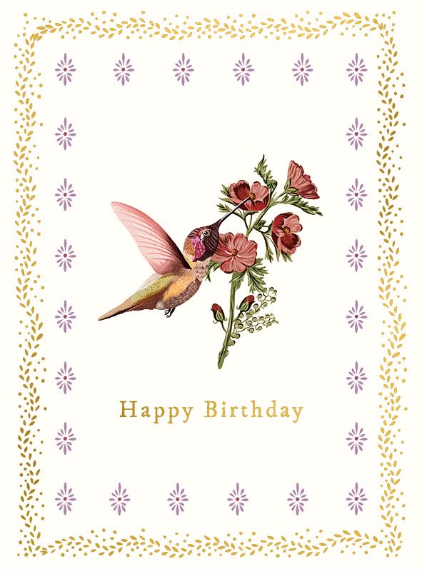 Hummingbird, Greeting Card