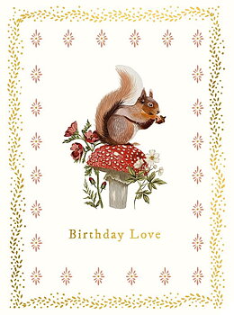 Squirrel, Greeting Card