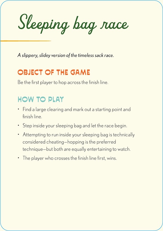 Campsite Games, 50 Fun Games to Play in Nature - 3