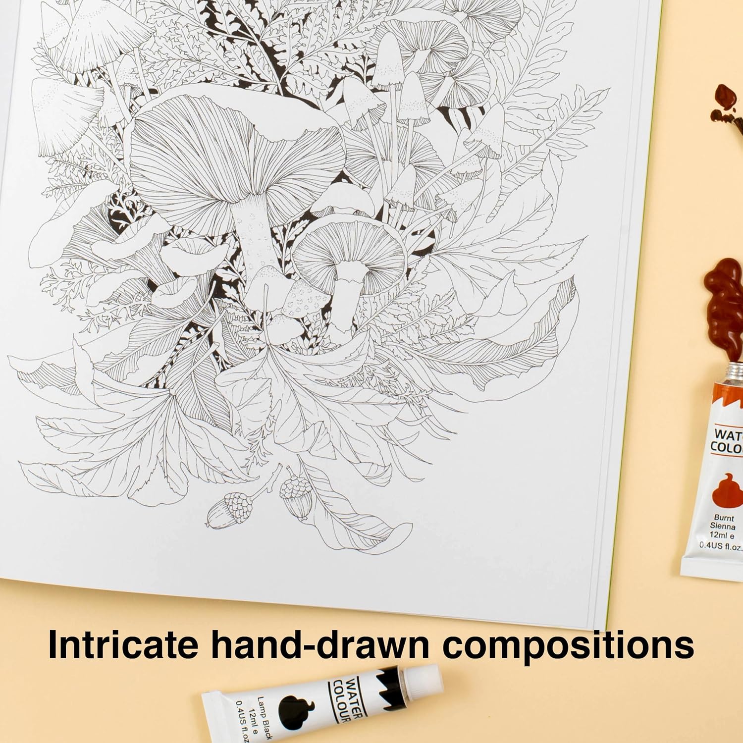 Walk in the Woods, an Intricate Colouring Book - 4
