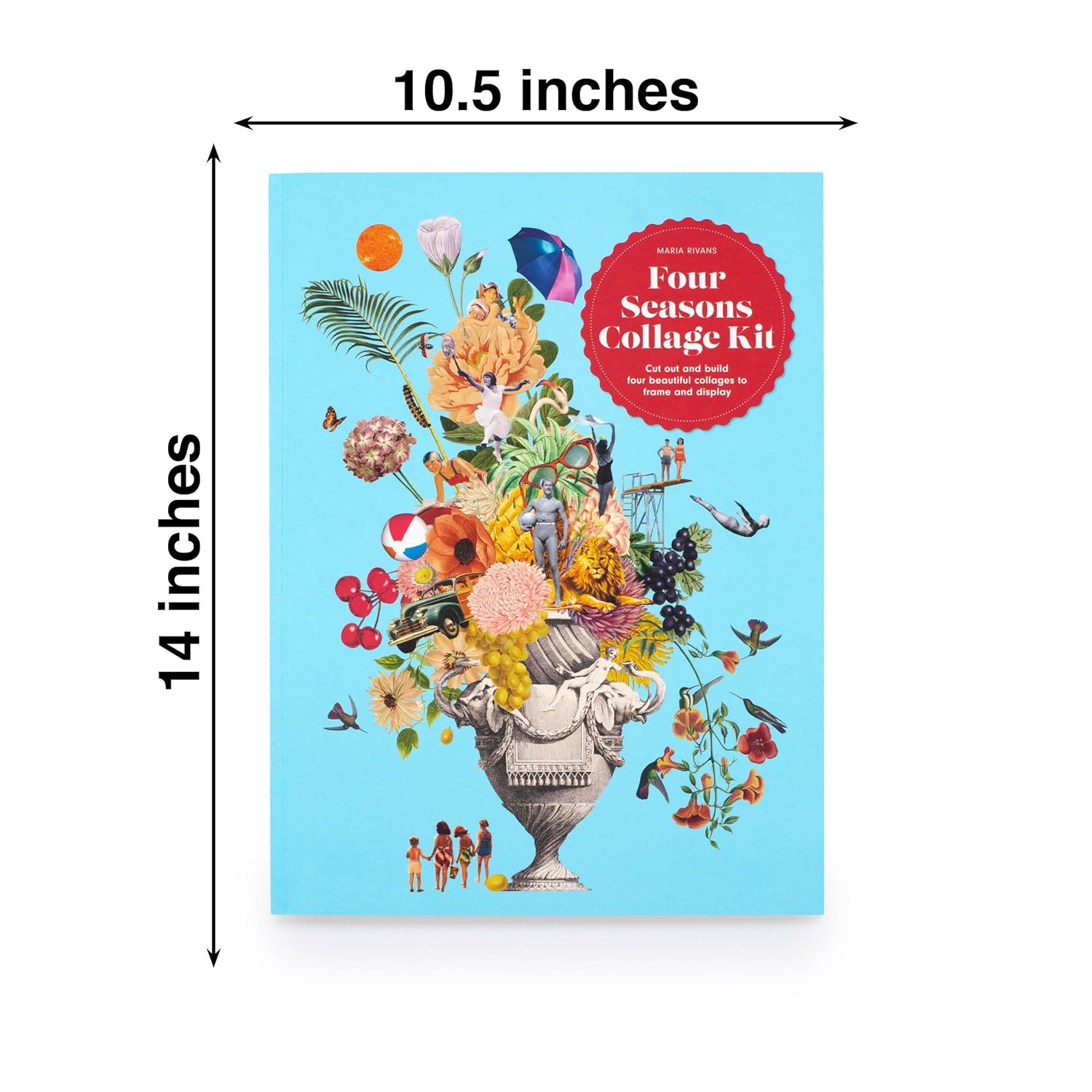 Four Seasons Collage Kit, Cut Out and build Four Beatiful Collages to frame and Display - 7