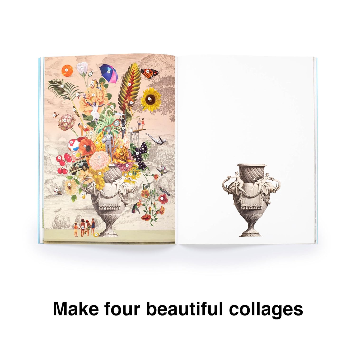 Four Seasons Collage Kit, Cut Out and build Four Beatiful Collages to frame and Display - 6